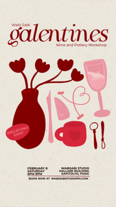 Galentine's Wine and Pottery Workshop